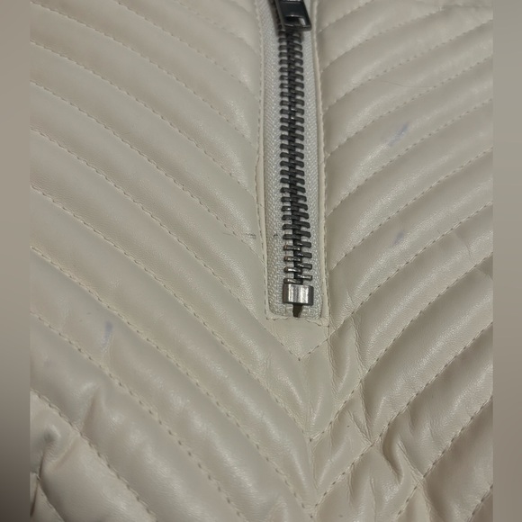 *FLAWED* NWT Dolls Kill / Club Exx White Rude Awakening Rave Bottoms - Picture 5 of 5